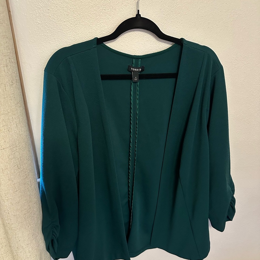 Torrid Green Blazer